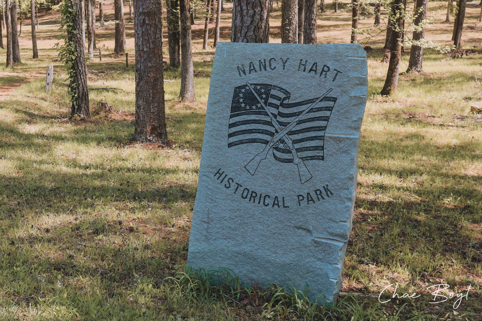 Nancy Hart Historical Park near Lake Hartwell