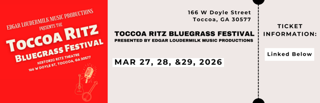 Toccoa Ritz Bluegrass Festival 2026